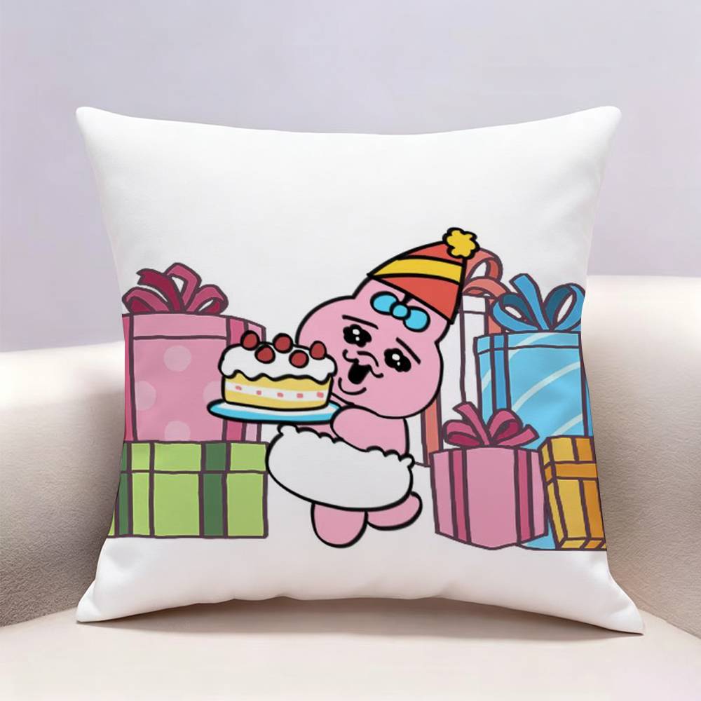 OOpanchu Usagi Doublesided print Pillow Case Pattern Printed Pillowcase For Living Room Sofa Cushion Cover