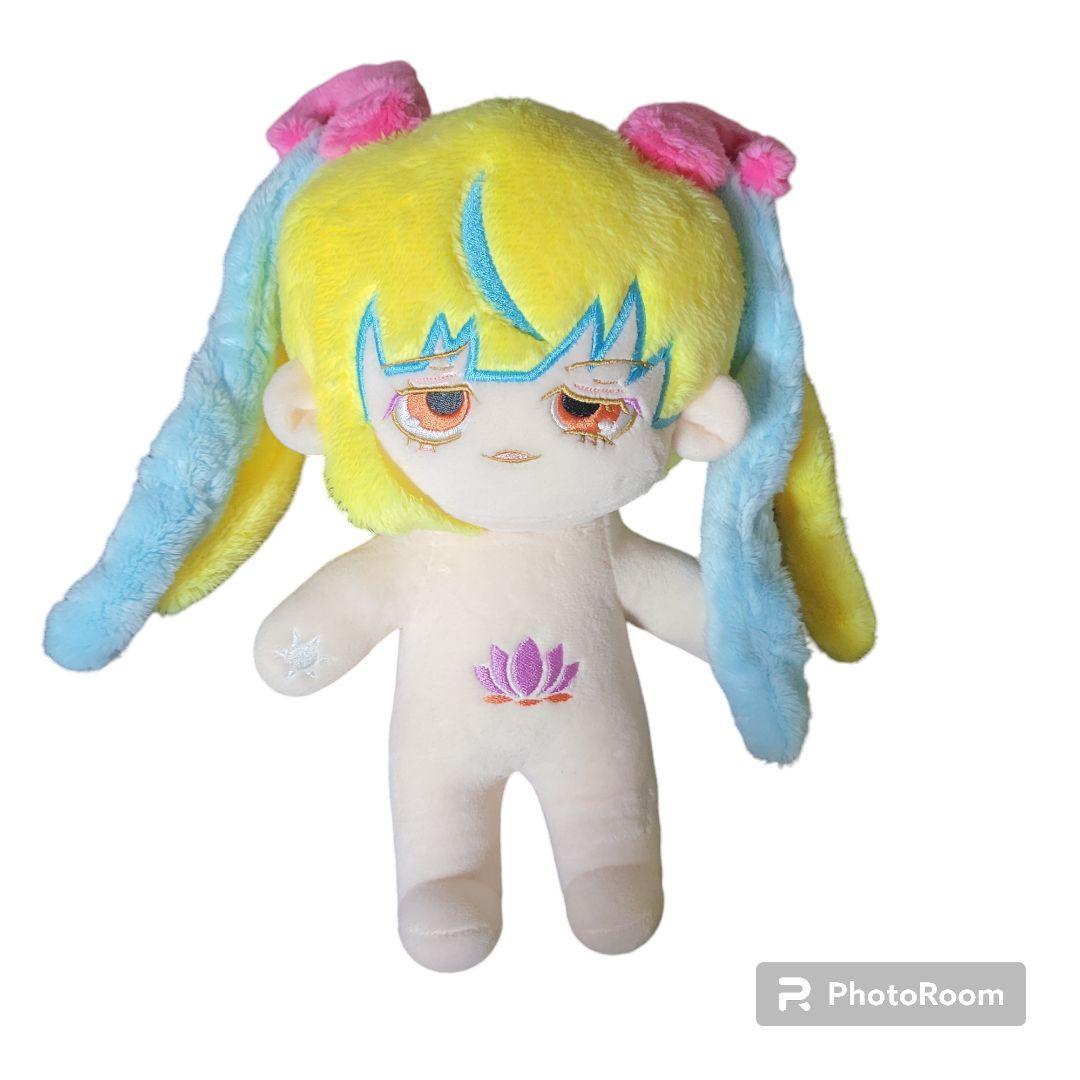 

[USED] Attributeless Plush Dress-Up Plush Toy, Cotton Doll, 20cm, with Skeleton, Korea