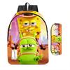 Spongebob Squarepants Children'S School Bag Male And Female Students Backpack Kindergarten Cute Cartoon Backpack Pencil Bag