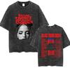 Nina Chuba Arena Tour  Vintage Washed TShirt Men Women Harajuku High Quality Cotton T Shirt Hip Hop Clothing Oversized Tees