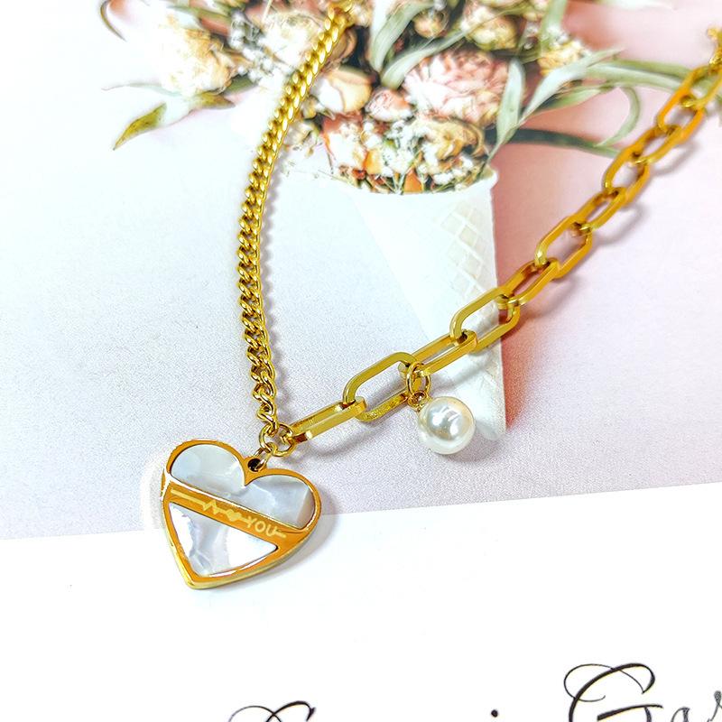 Love Charm Pendant Bracelets Women Stainless Steel Bracelet Jewelry for Women