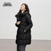 Xue Zhong Fei Women's Mid-Length Hooded Down Jacket