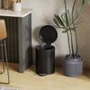 Pedal Kitchen Bin, 20 L, Metal, Soft-Close Lid, Removable Bucket, Black