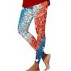 High Waisted Yoga Pants For Women Girls Colorful Print Stretchy Workout Leggings Tights