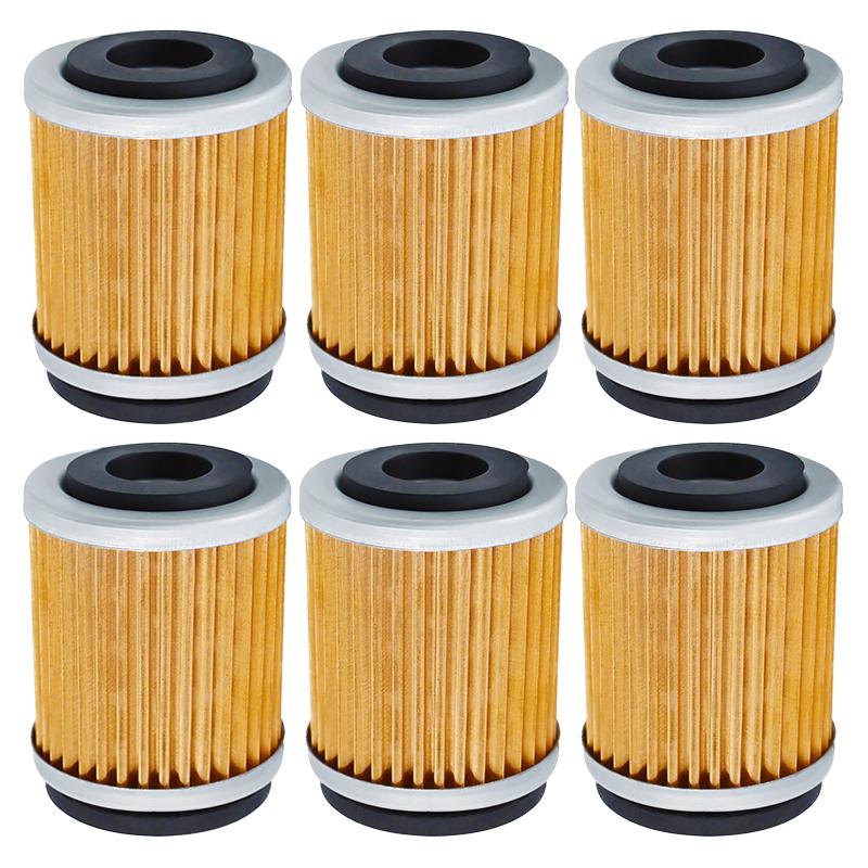 2/4/6 Pcs Motorcycle Parts Oil Filter for Yamaha Cygnus XC125 XC150 AG200 YJ125 SR125 SR185 SRX250 for MBK Flame 125 XC Vertex