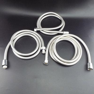 Flexible Shower Hose Tube 1.2m/1.5/2m Long For Home Bathroom Shower Water Hose Extension Plumbing Pipe Pulling Stainless Steel