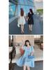 Spring/Summer 2024 French Sweetheart Square Neck Puff Sleeve A-Line Maternity Dress