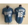 Vintage Kansas City Royals Baseball Jersey Unisex Embroidered Sport Top Cotton Blend Fall Wear