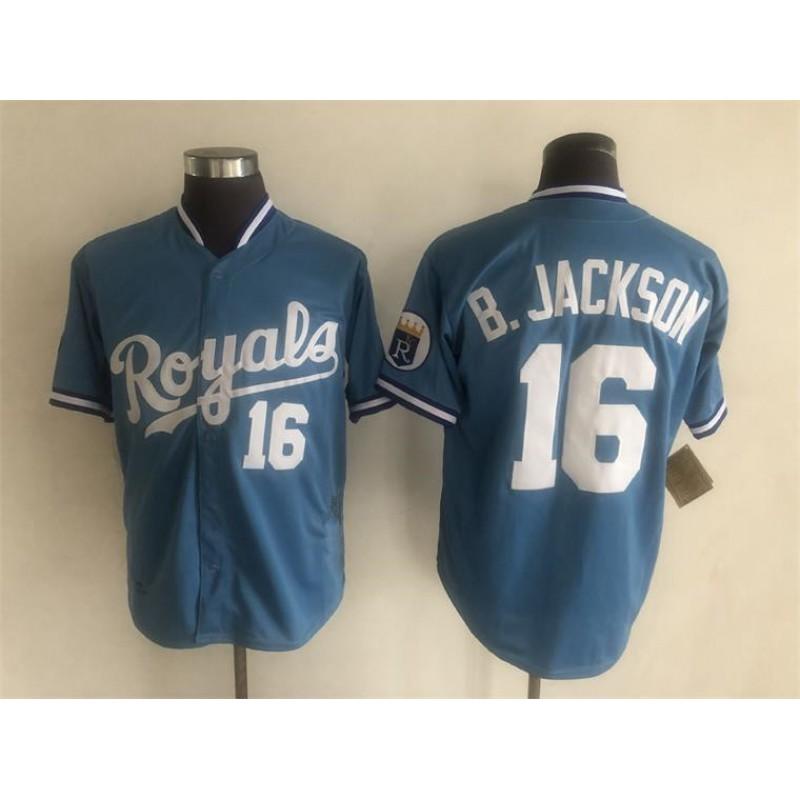 Vintage Kansas City Royals Baseball Jersey Unisex Embroidered Sport Top Cotton Blend Fall Wear