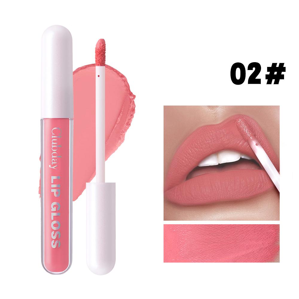 Clubday Matte Velvet Lip Gloss, Long-lasting And Easy To Apply, Suitable For A Variety Of Makeup Looks, Available In 6 Shades.