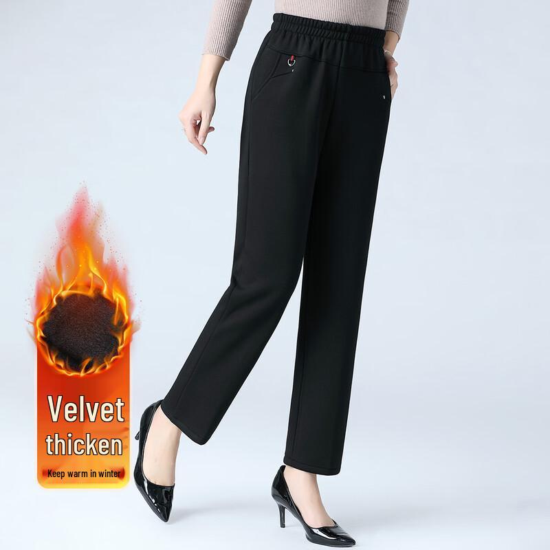 Pasite Women s Thickened Fleece-Lined Winter Casual Pants 3XL