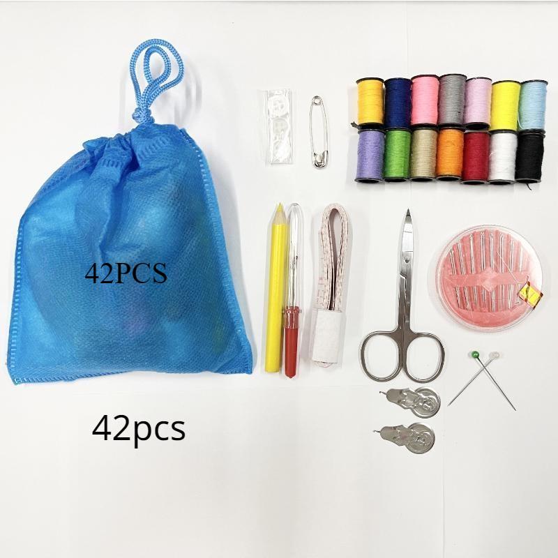 

35/42/98 шт. Портативный дорожный маленький домашний швейный набор Чехол Игла Нить Ножницы Набор Подарок для матерей 42 pcs