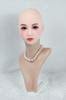 Figure head TPE head wig 2 connection wig type long black hair not only, high-quality head, only, type, methods, #205 - (stand included)