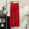 Retro Layered Tassel Skirt: Cross-Border Drape & Dynamic Style
