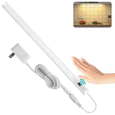 SOAIY LED Küchenleuchte, 40cm Stablampe, Berührungslose Sensorleuchte mit Netzteil, Stufenloses Dimmen, Handheld-Leuchte, Spülenleuchte, Küche, Unterregal