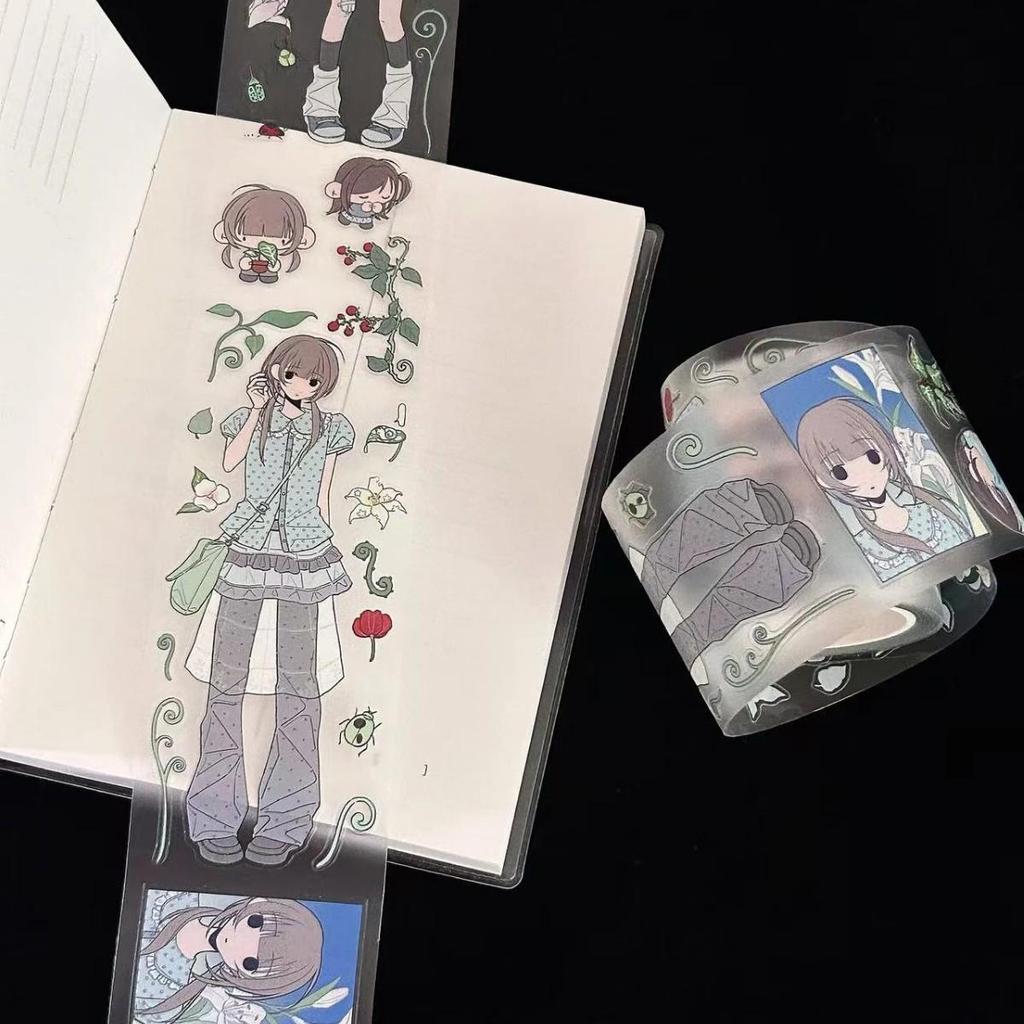 Whimsical Underwater People Sticker Journal Collection: Sample Inner Page Material M5 A7