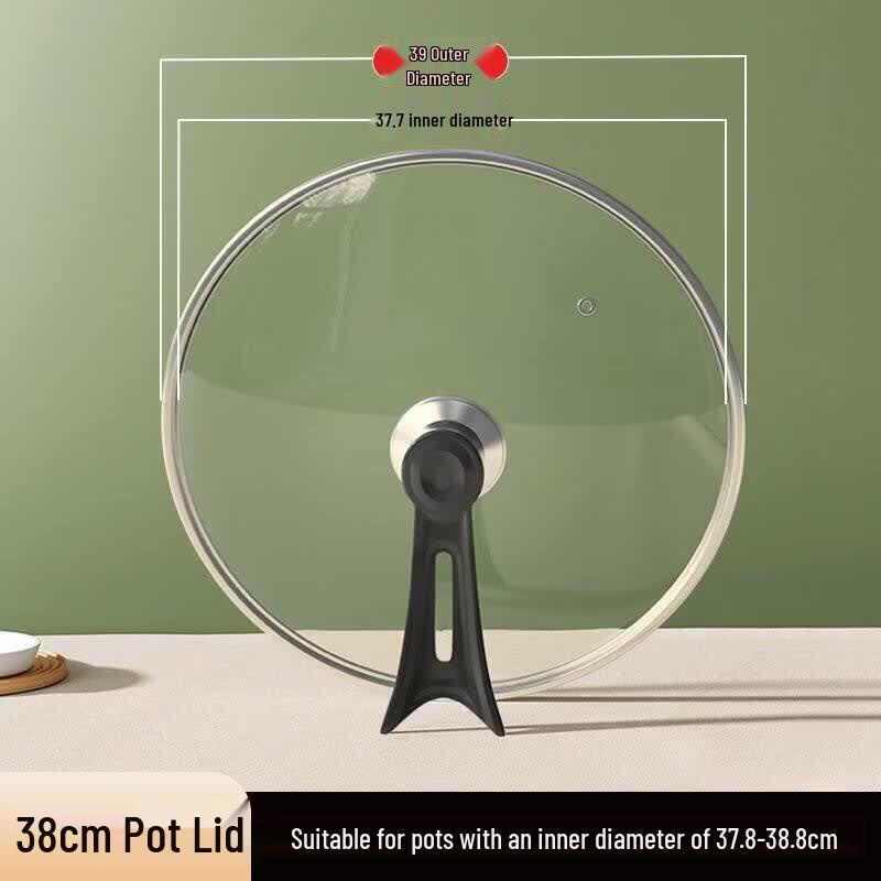 Universal Standable Tempered Glass Pot Lid