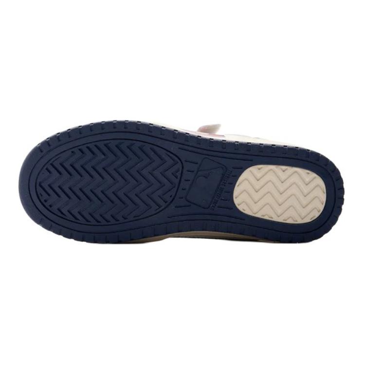 MLB Cleveland Guardians Comfortable Versatile Non-Slip Durable Low-Top Kids Sneakers Kids sneakers White Blue Red 7ASXJA13N-45WHS