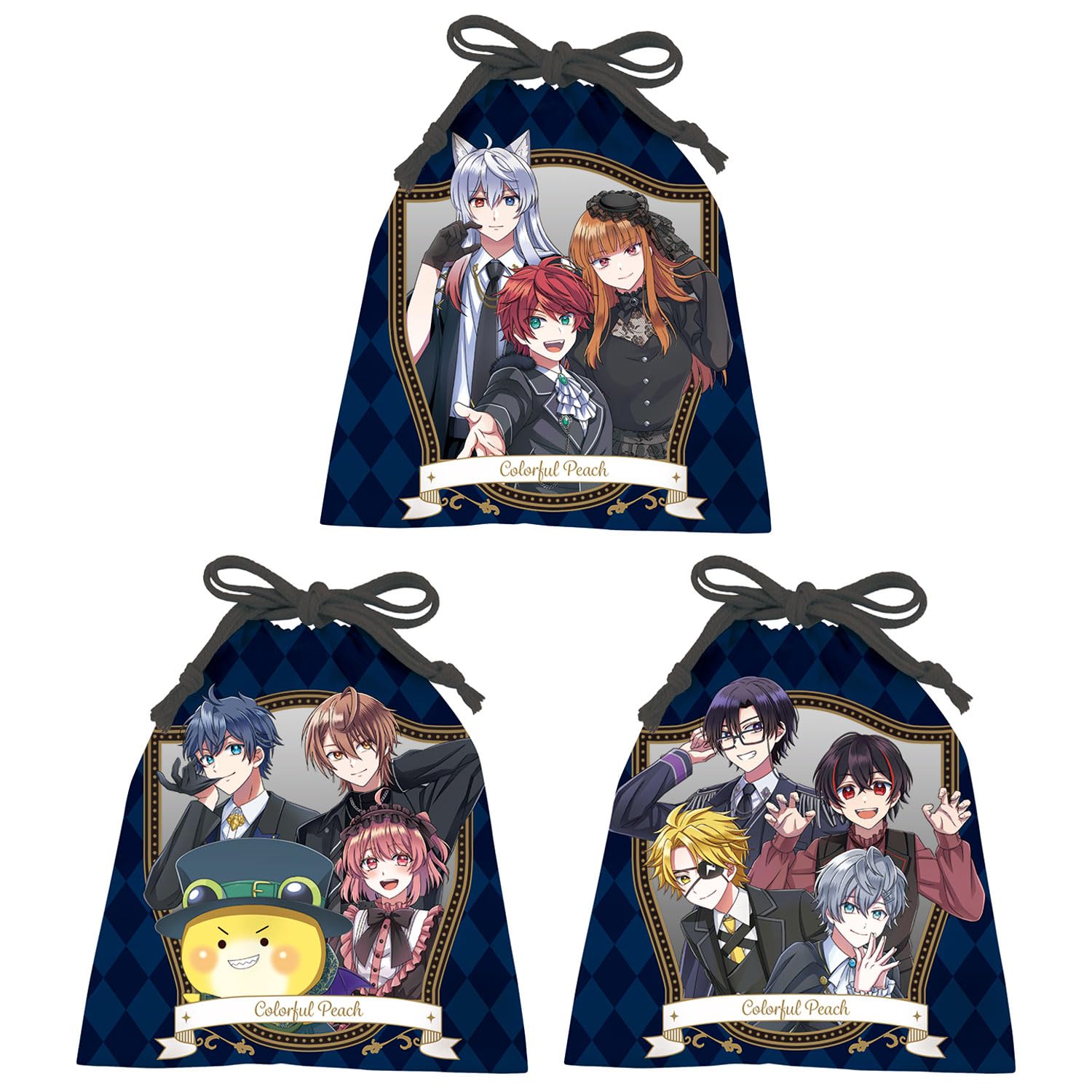 

Сердце Разноцветный Персиковый Мешочек на шнурке Hapihalo Набор игрушек для закусок/конфет [Коробка 9]