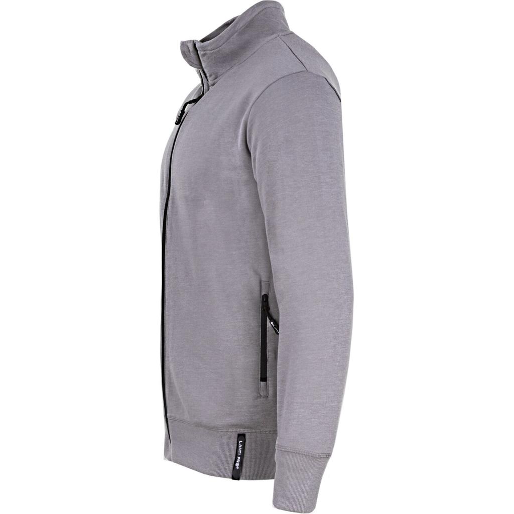 Gray Zipper Sweatshirt, "2Xl", Ce, Lahti