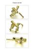 Retro Brass Dual-Outlet High Flow Anti-Freeze Crack-Resistant All-Copper Washing Machine Faucet