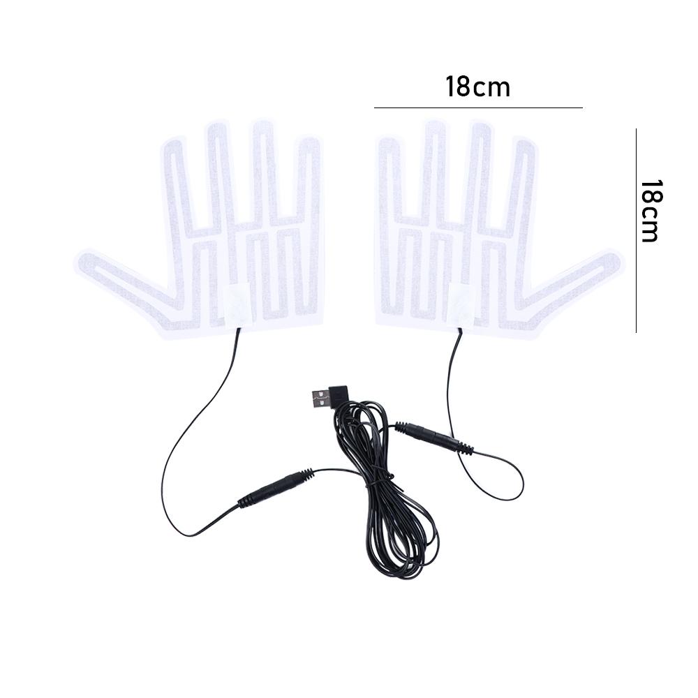 Gloves Gloves Heating Pad Electric Heating Film Glove Heating Sheet USB Heated Gloves Pad