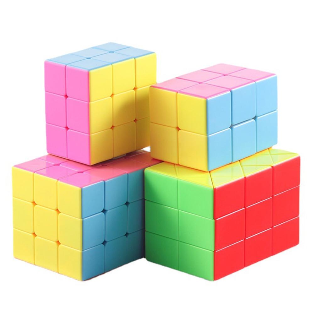 ZTGD Professional Speed Cube Puzzle Toy 2x2x2 2x3x3 3x3x4 Candy Color Smooth Cube Toy Kids Educational Toy Teens Adults Funny Fidget Toy
