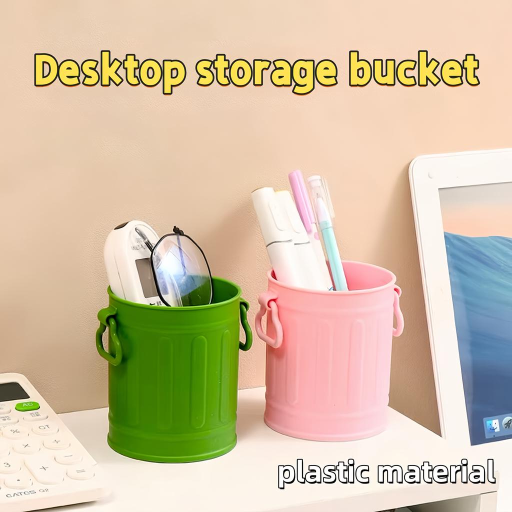 Cute Pencil Holder Desk Organizer Stationery Storage Box Large Mouth Pen Holder Makeup Brush Organizer Box Office Accessories