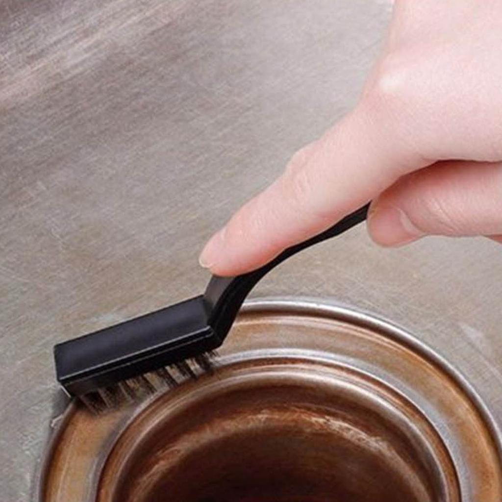 7-Inch Mini Stainless Steel Rust Brush Removal Steel Wire Cleaning Polishing Detail Metal Brush Cleaning Tool Household Kit