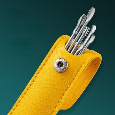 Ohrenschmalz-Picker, Edelstahl, Ohrenschmalz-Entferner, Ohrenreiniger, Ohrenreiniger, Werkzeuge, 6 Stück/Set