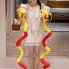 150cm Cartoon Luck Red Yellow Snake Plush Dolls Super Soft Pillow Home Decor Stuffed Animals Birthday Christmas Gifts For Girls