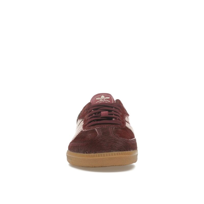 adidas Samba OG Pony Hair Pack - Maroon Women Sneakers Red Sand-Strata Warm-Clay JP5330