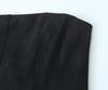 2024 Winter Women's European & American Style Fashion: Simple Short Skirt & Bandeau Top