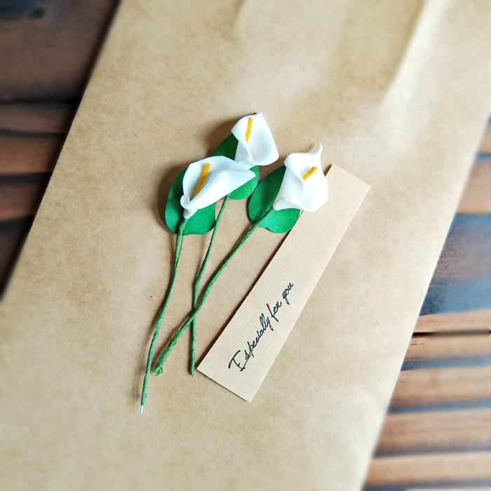 Handmade Multi-Color 3-Flower Gift Box - DIY Paper Flower Home Ornaments