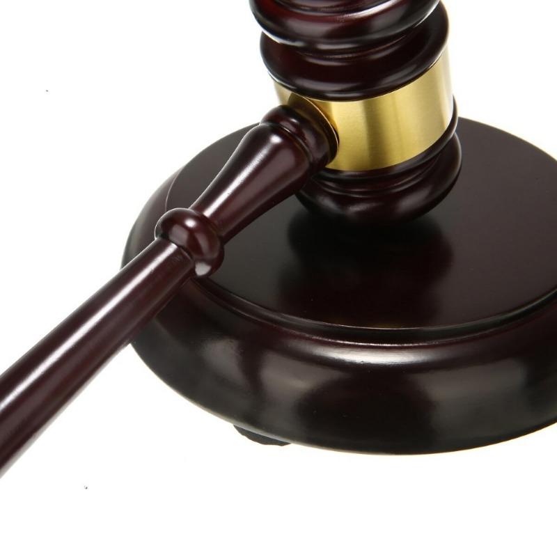 Delicate Wood Gavel Handmade Wooden Auction Hammer Wood Gavel+Sound Block for Lawyer Judge Auctioneer Auction Sale Decor