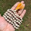 8 mm rund 108+1 Perlen Indischer TULSI Tulasi Heiliges Basilikum Vaishnav Iskcon Japa Jaap Mala Rosenkranz Yoga Gebet Heilung Meditation