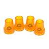 4 Pieces 22mm Durable Rubber Anti-Slid Heavy Duty Canes Replacement Tips for Walking Stick Crutches End