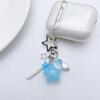 Candy Color Phone Lanyard Jelly Star Pendant Wrist Strap Detachable Phone Chain Keyring Portable Accessory for Women