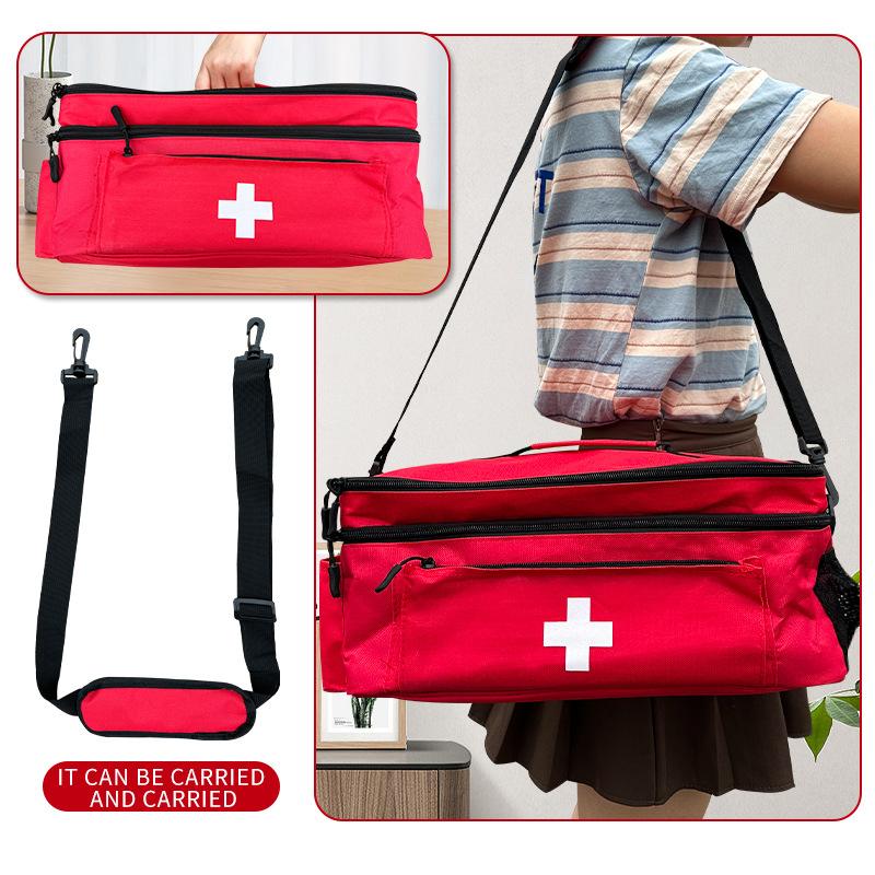 Travel Medicine Bag Storage Bag Medicine Storage Box Pill Bottle Storage Bags Home Travel First Aid Kit Organization