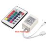 24-Key RGB LED Strip Light Controller with Color Adjustment & IR Remote