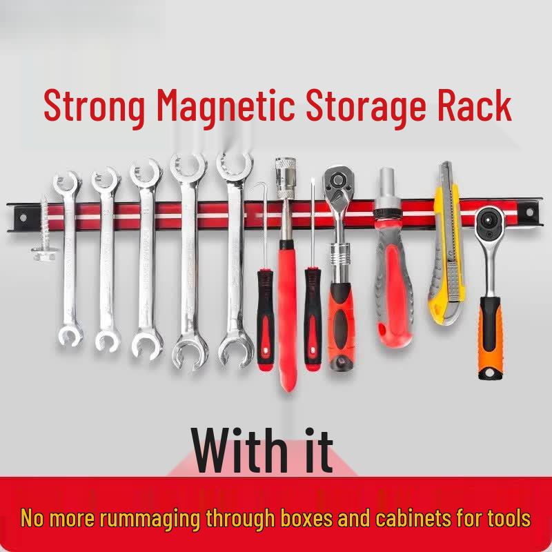 Magnetic Tool Organizer with Wrench Boxes