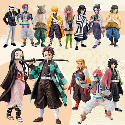 Anime Demon Slayer Kimetsu no Yaiba Figúrka Kamado Tanjirou Akčná Figúrka Agatsuma Zenitsu Nezuko Bojovník PVC Model Hračky