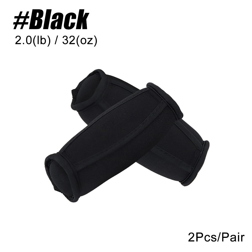 1Pair Wrist Support Soft Hand Weights Adjustable Straps - 2Lb 4Lb - Comfortable & Secure Weighted Neoprene Dumbbells With Straps