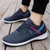 Men Sneakers Platform Lace Up Leather Upper Comfortable Casual Shoes Outdoor Training Gym Running Sports Shoes Zapatillas Hombre