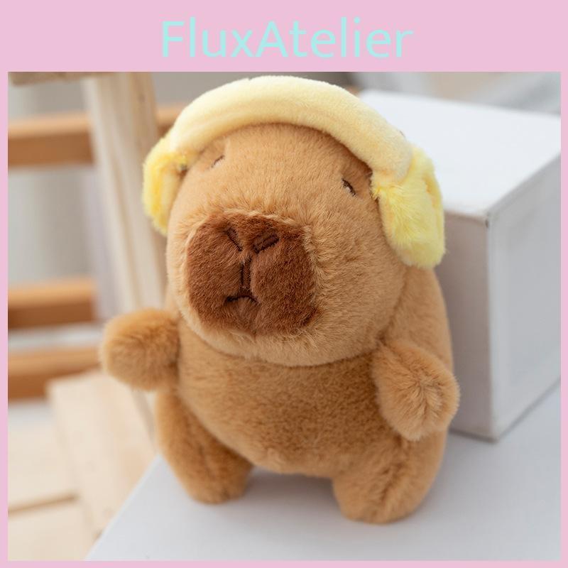 Capybara Plush Toy Keychain Backpack Charm Stress Relief Gift For Kids Teens