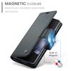Luxury Leather Holder Wallet Flip Magnetic Case Card for Samsung Galaxy Z Fold 5 5G Silicone Protection Cover