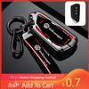 For VW Zinc Alloy Car Smart Remote Key Case Full Cover Shell For VW Volkswagen Golf 8 MK8 ID.3 ID.4 Protector Keychain Auto Ac