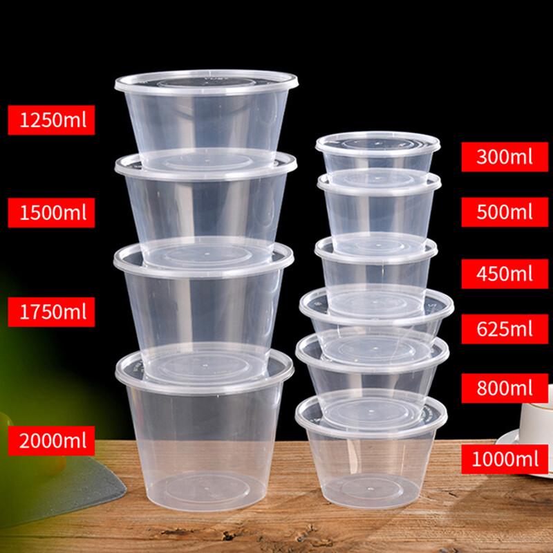 Yi'ai Round Disposable Plastic Food Containers