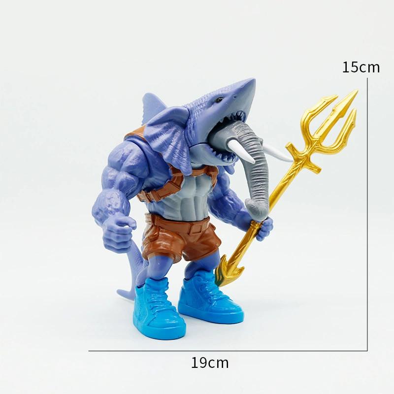 

Italian Brainrot Al Shark Monster Pvc Figure For Collectors And Display синій