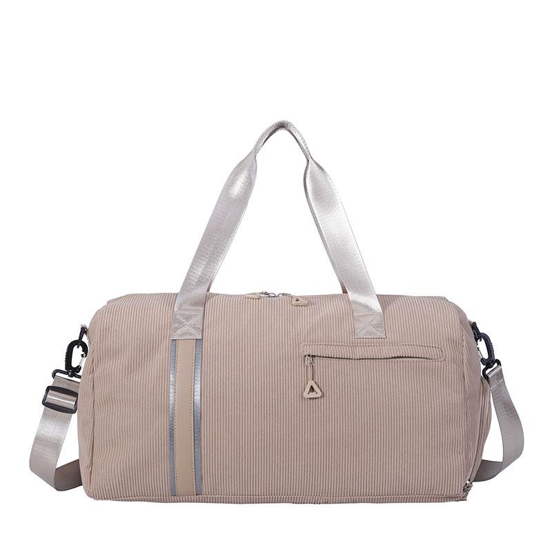 

Contrast Color Design of Large-capacity Clothing Storage Luggage Bag Dry Wet Separation Sports and Leisure Fitness Bag хаки